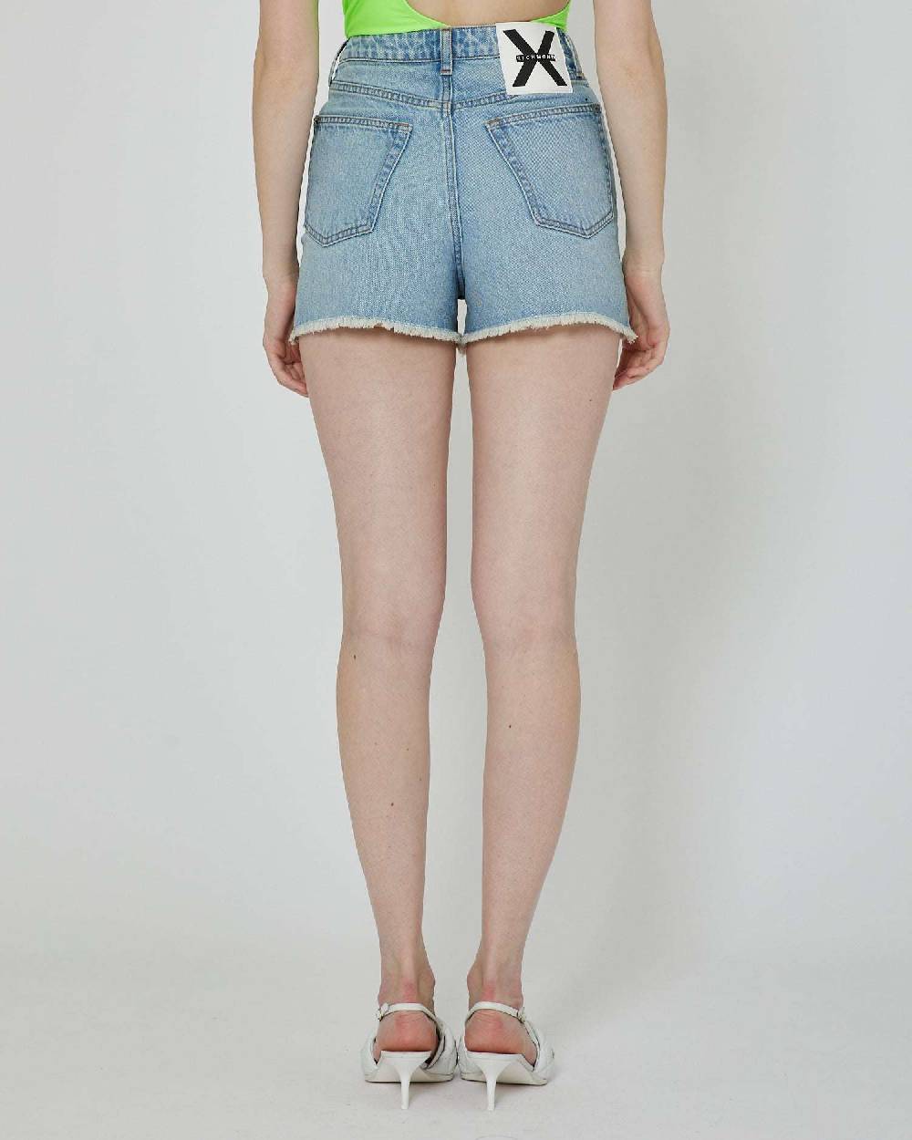 John Richmond Shorts in denim lavaggio chiaro Qualità Garantita