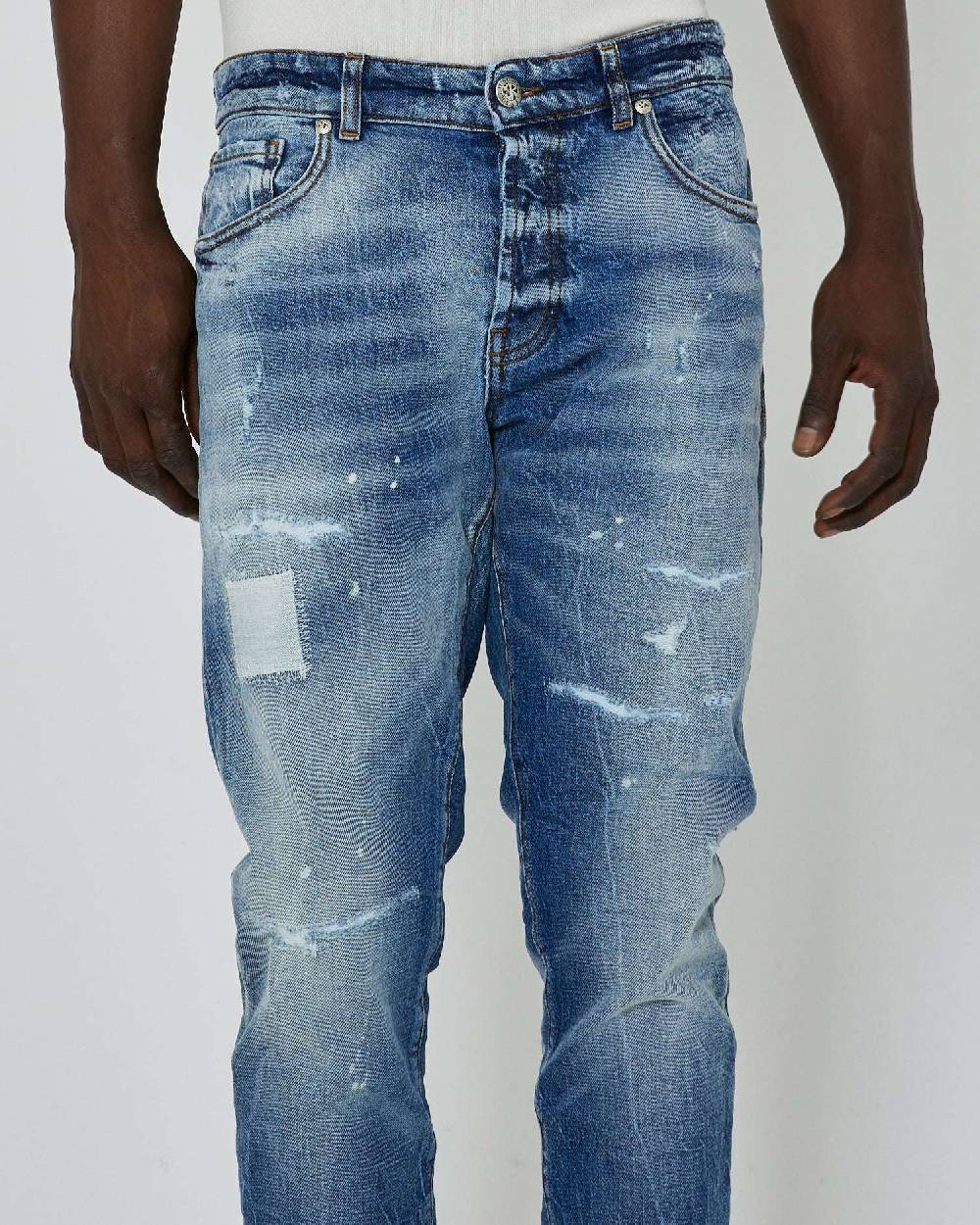 John Richmond Jeans slim lavaggio chiaro Sottocosto