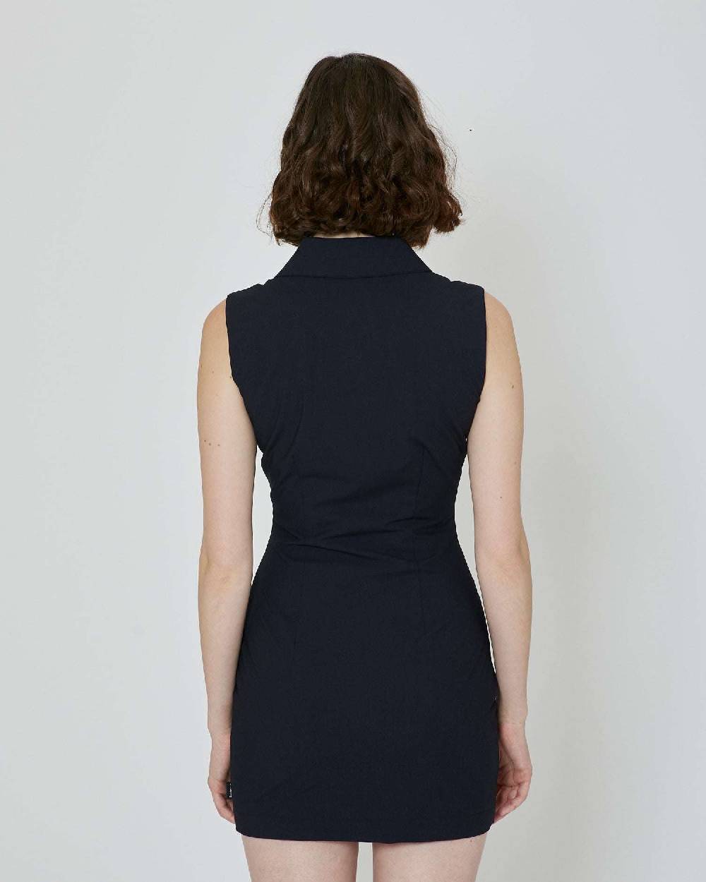 John Richmond Abito corto con cerniera frontale Sconto