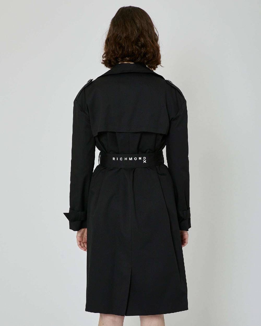 John Richmond Trench lungo doppiopetto Online