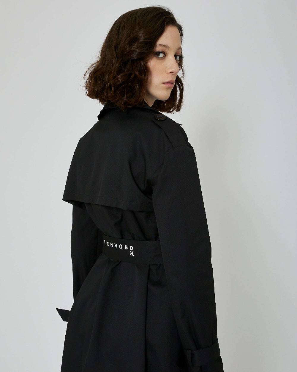 John Richmond Trench lungo doppiopetto Online