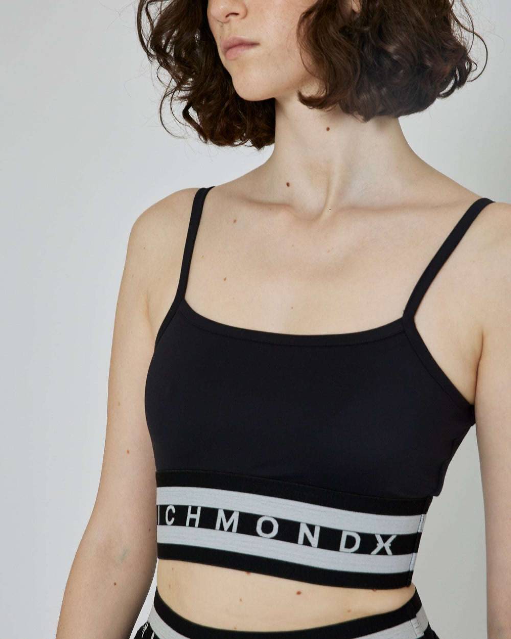 John Richmond Top crop con vita elasticizzata Outlet