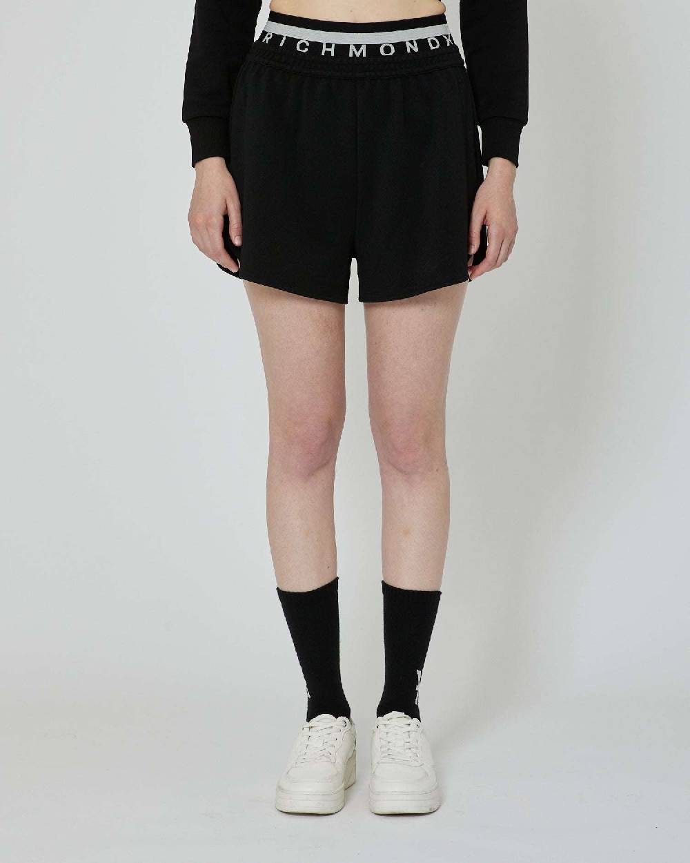 John Richmond Shorts sportivo con logo Saldi