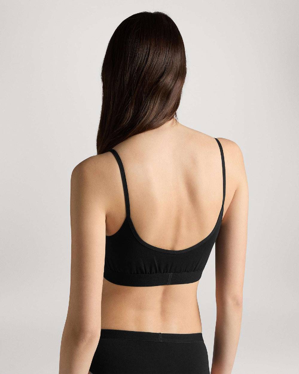 Richmondunderwear Bipack due reggiseni a fascia con logo a contrasto Saldi Di Fabbrica