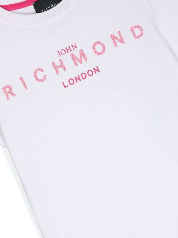 John Richmond kids T-shirt con logo sul davanti Affare Del Giorno