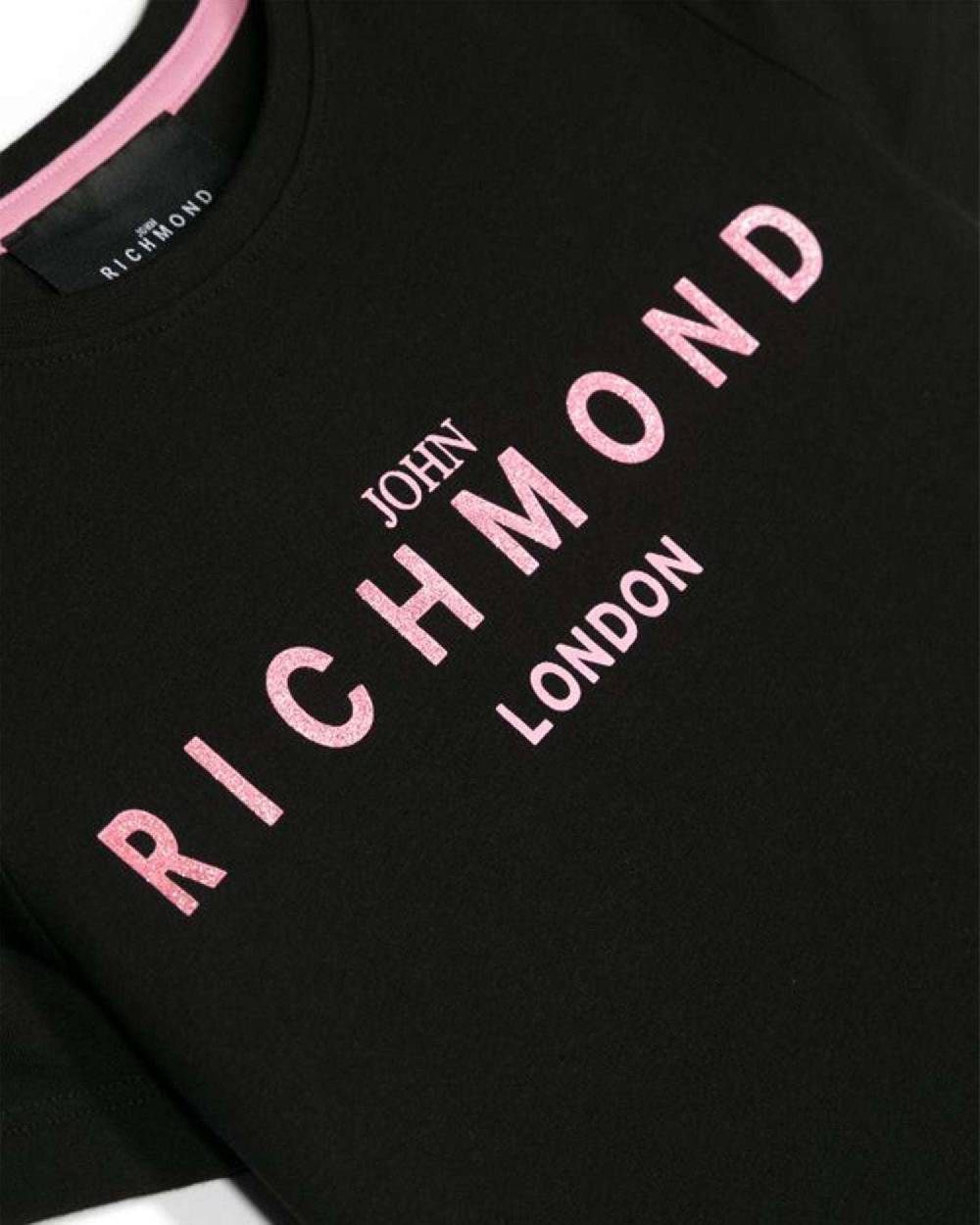 John Richmond kids T-shirt con logo sul davanti Affare Del Giorno