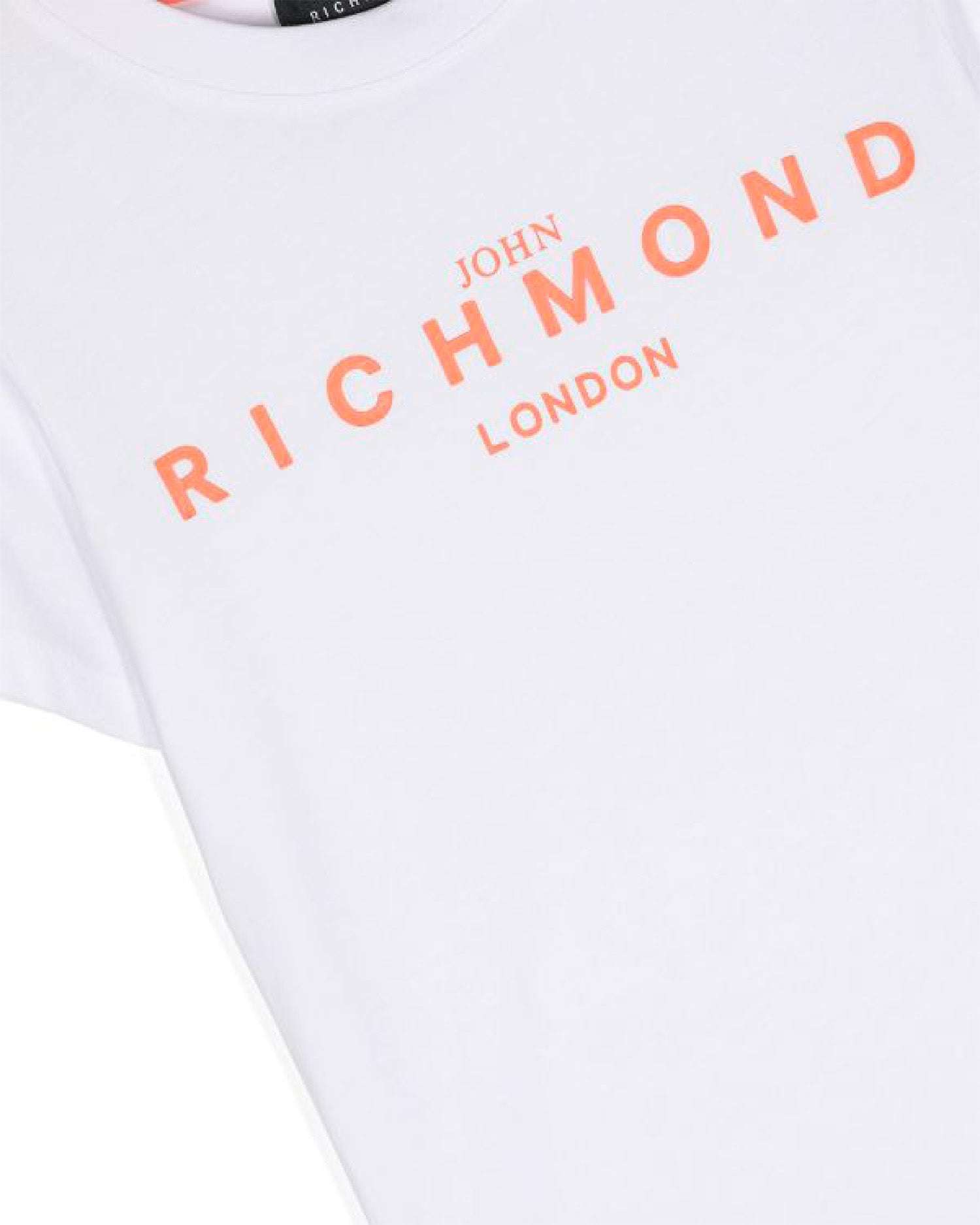 John Richmond kids T-shirt con logo sul davanti Prezzo Ridotto