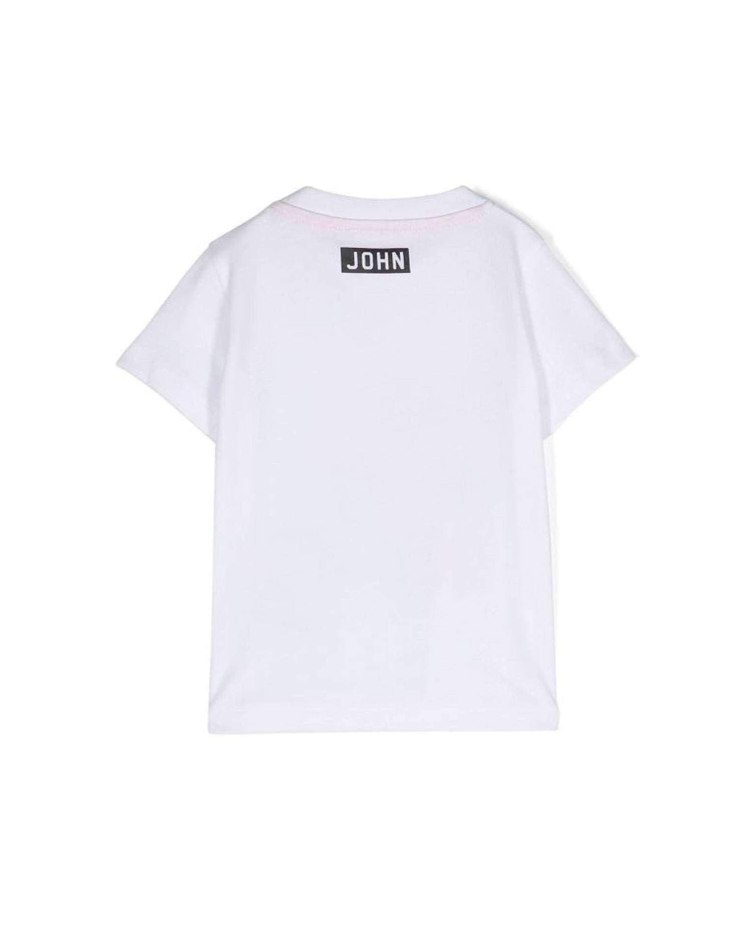 John Richmond kids T-shirt con logo sul davanti Sottocosto