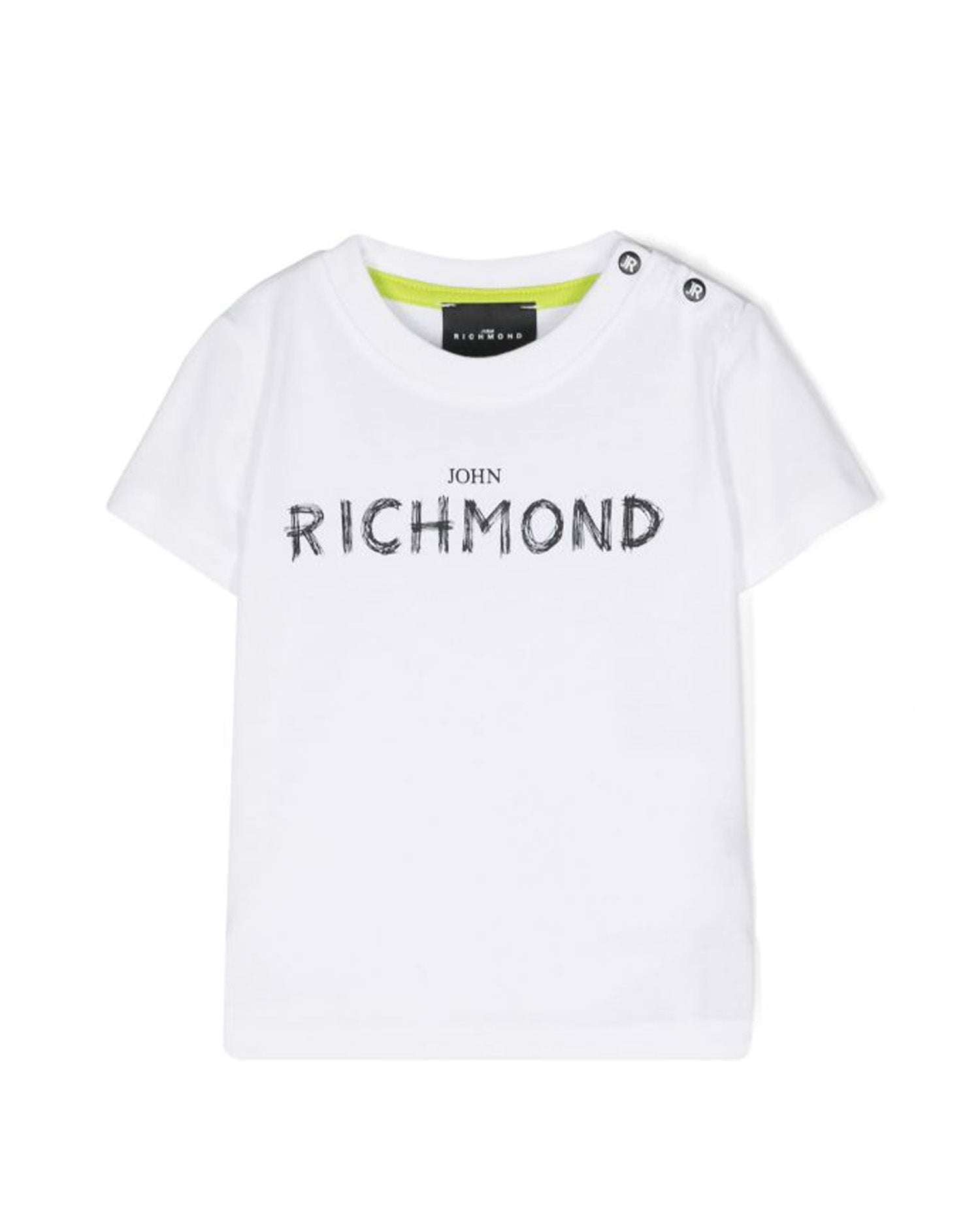 John Richmond kids T-shirt con logo sul davanti Convenienza