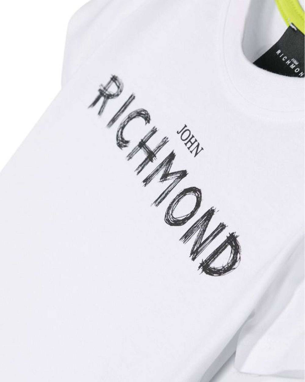 John Richmond kids T-shirt con logo sul davanti Convenienza