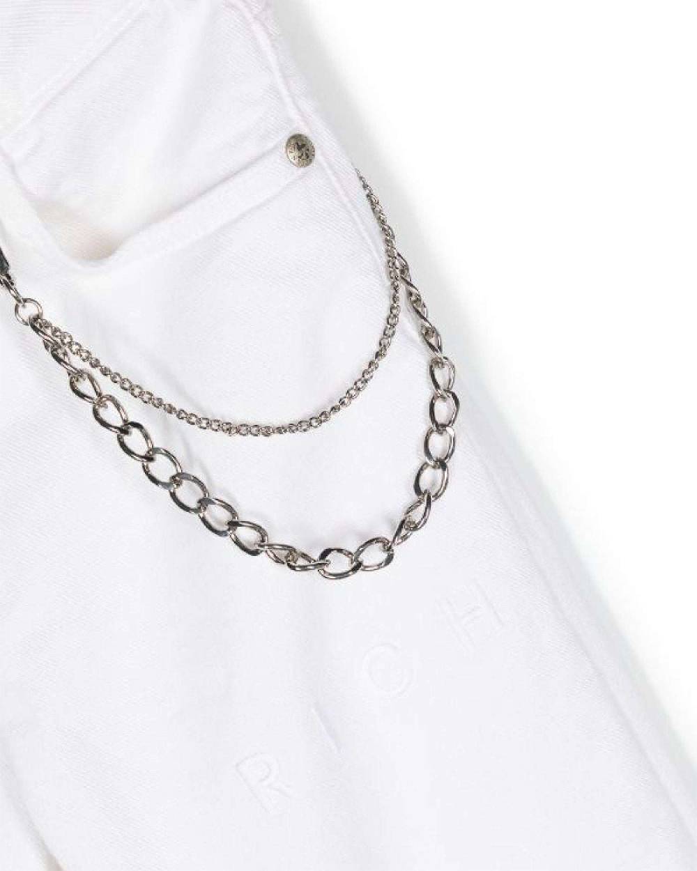 John Richmond Jeans slim con catena removibile Novità