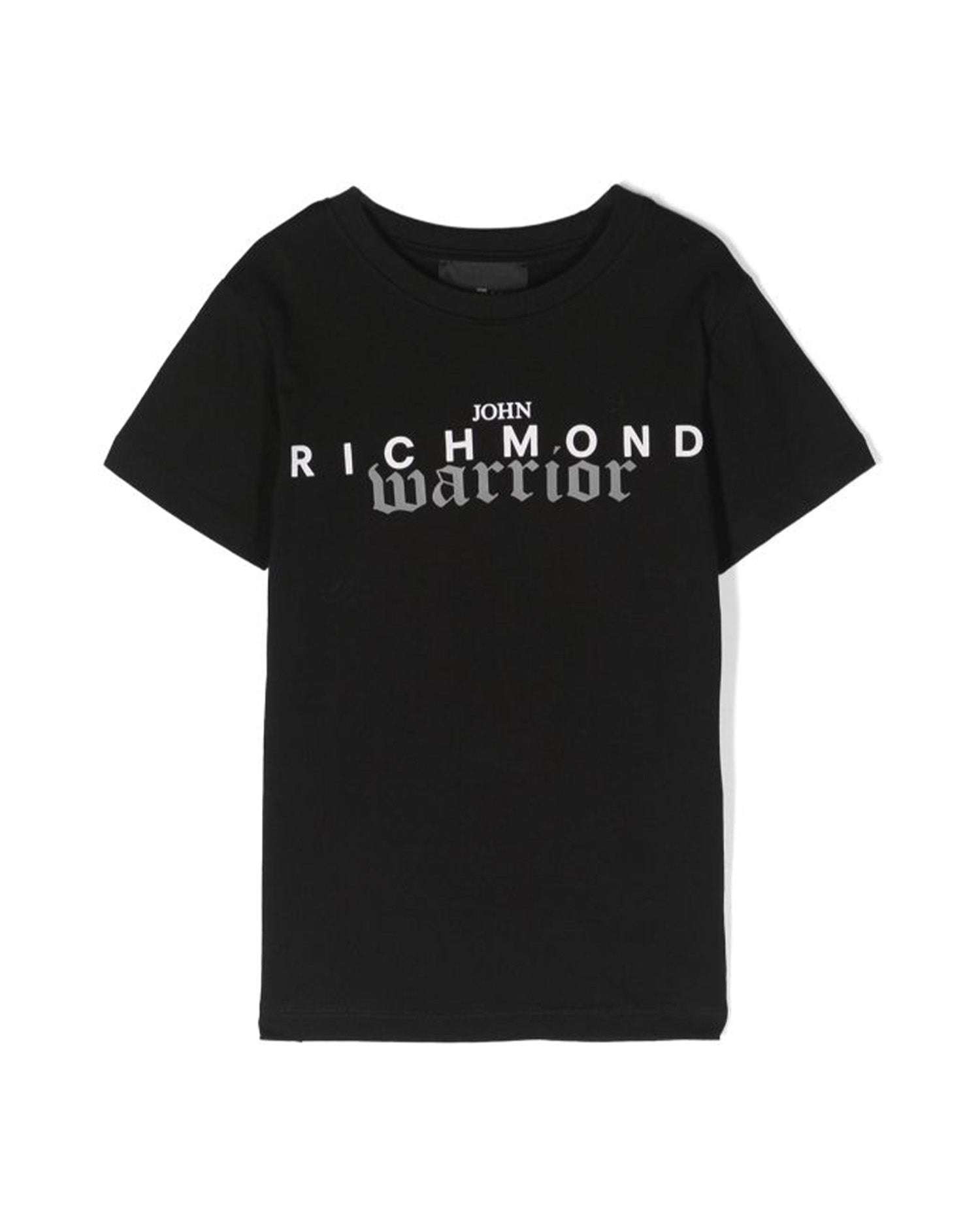 John Richmond kids T-shirt con logo sul davanti Offerta
