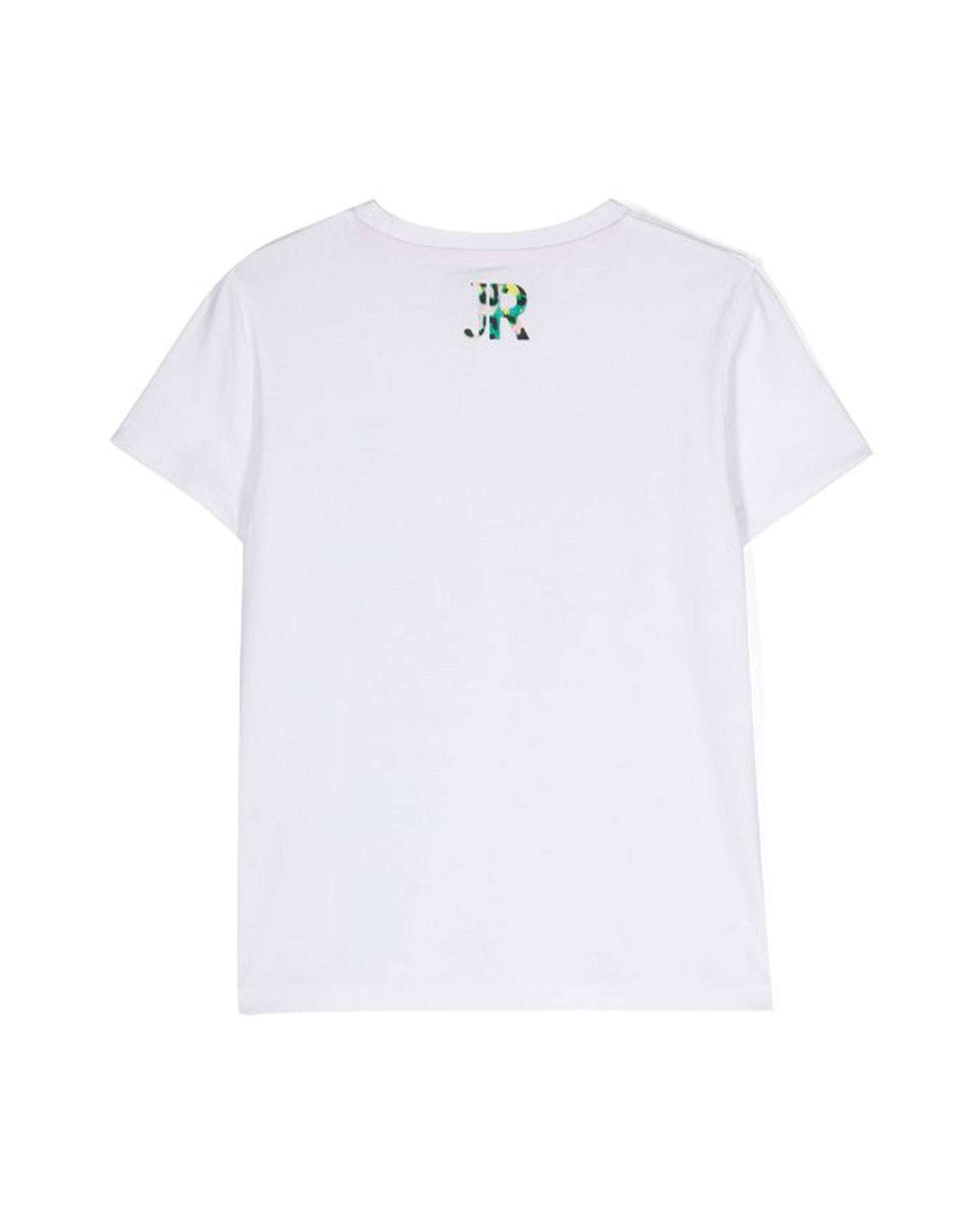 John Richmond kids T-shirt con logo sul davanti Saldi