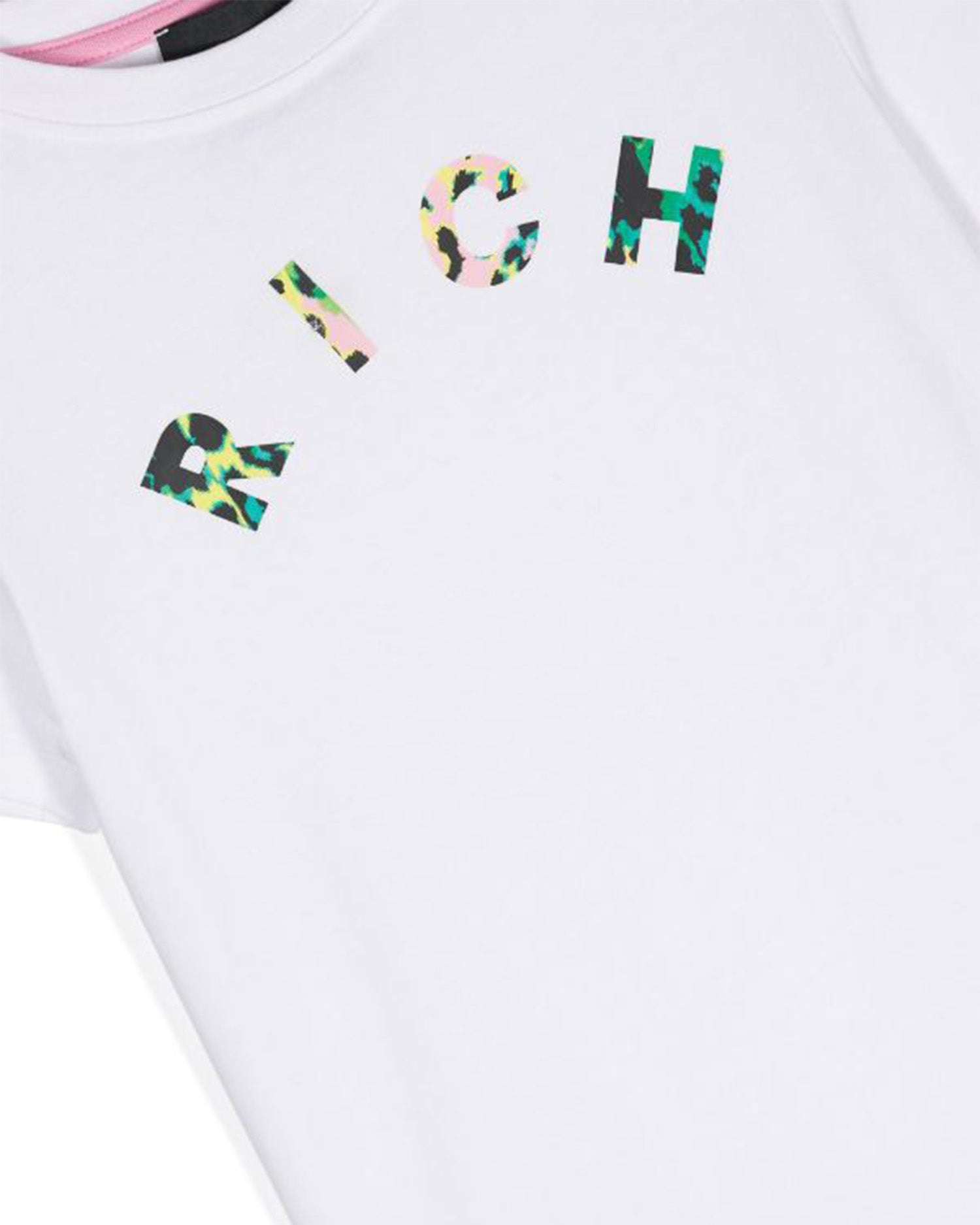 John Richmond kids T-shirt con logo sul davanti Saldi