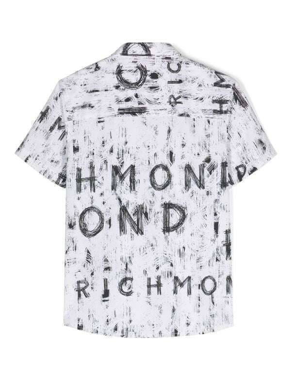 John Richmond kids Camicia con pattern ton sur ton Offerte