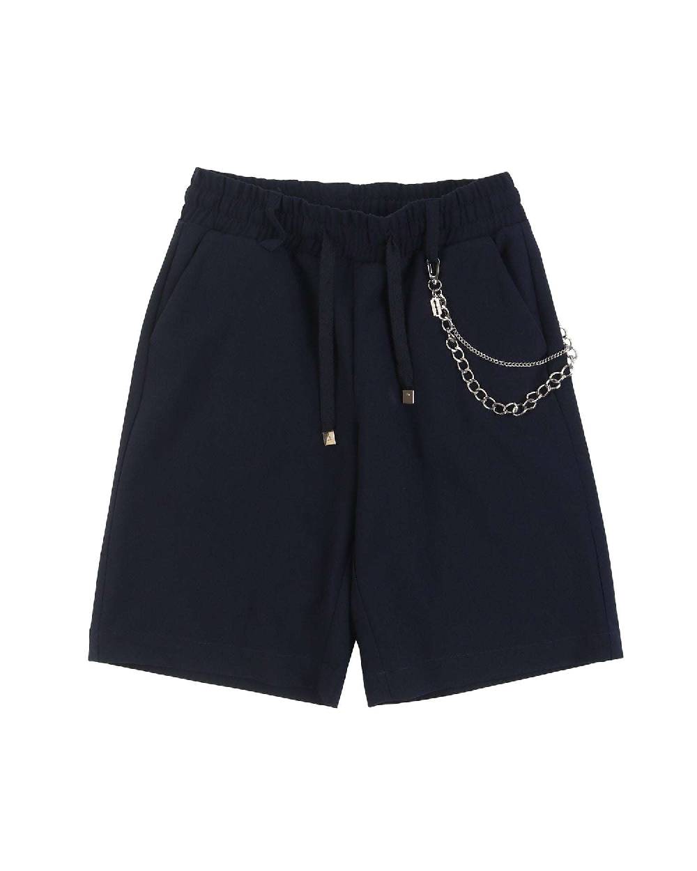 John Richmond kids Bermuda con catena decorativa