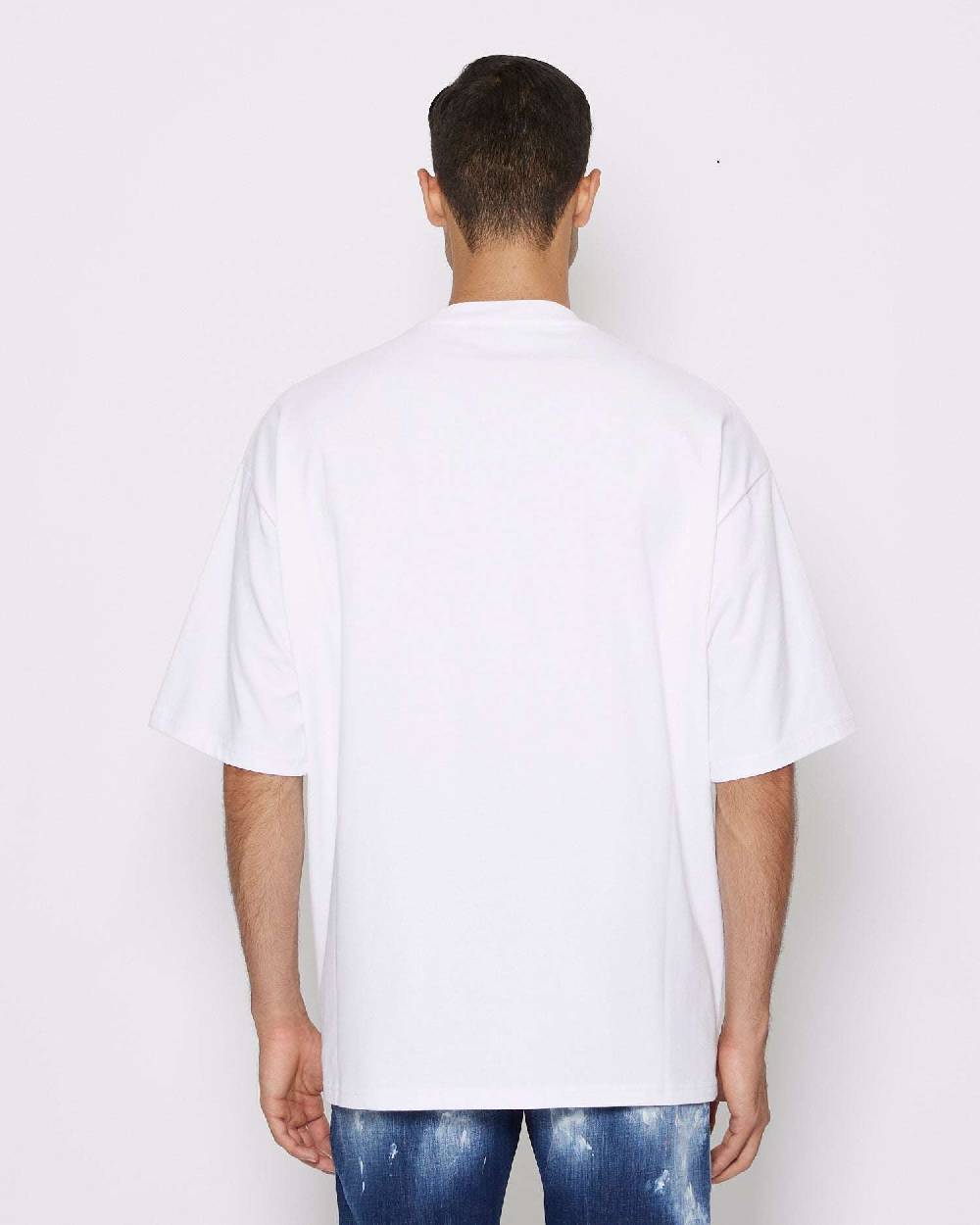 John Richmond T-shirt over con logo sul davanti Shopping Online