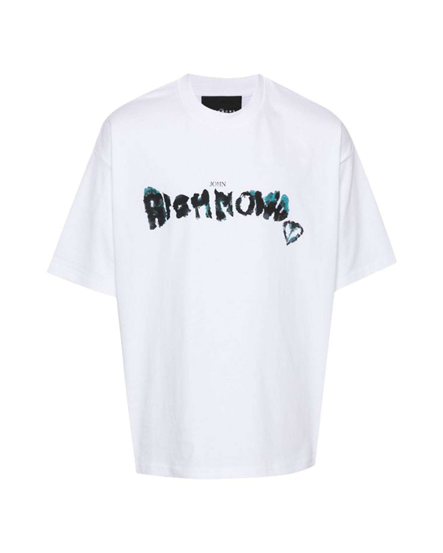 John Richmond T-shirt over con logo sul davanti Shopping Online