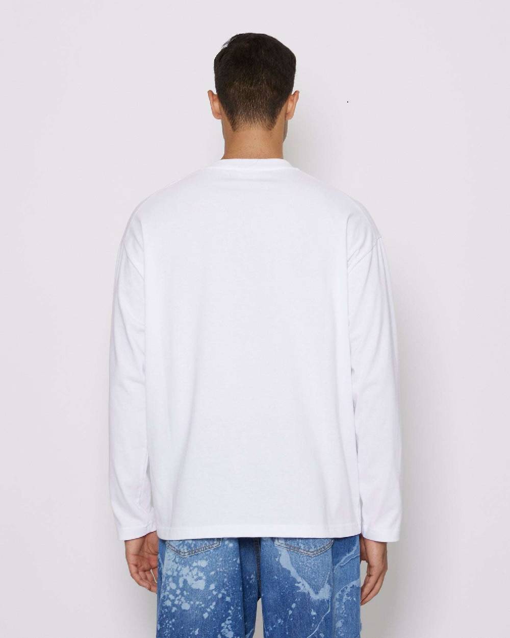 John Richmond T-shirt over con logo sul davanti Sottocosto