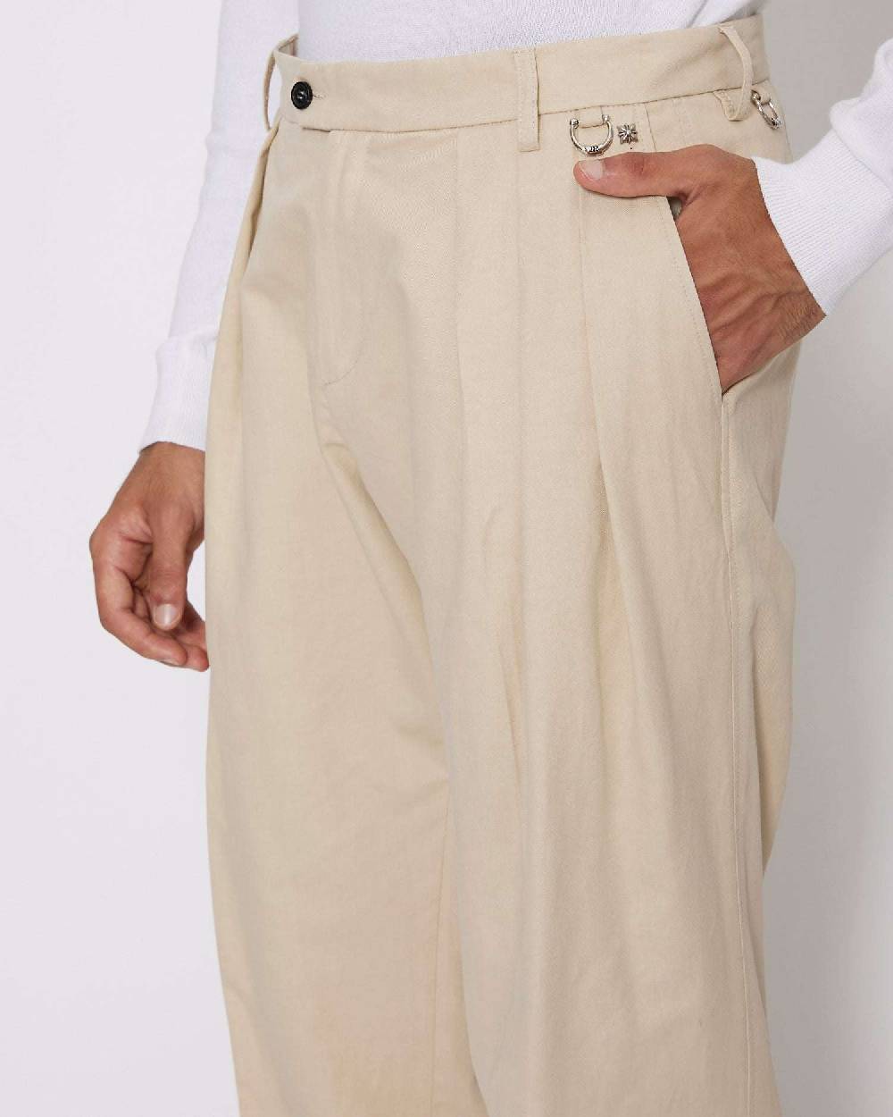 John Richmond Pantaloni a taglio dritto Presa