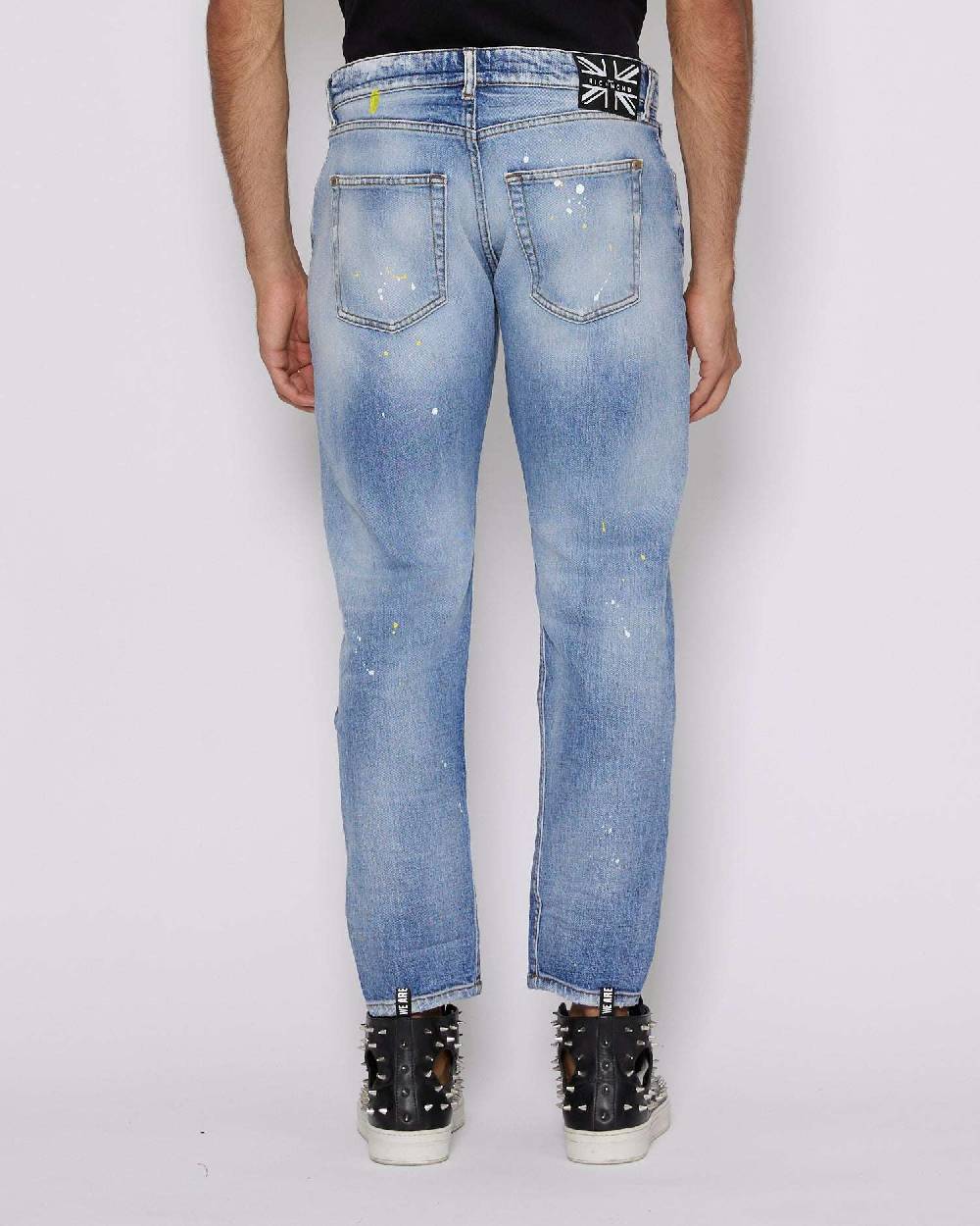 John Richmond Jeans slim con lacerazioni Online