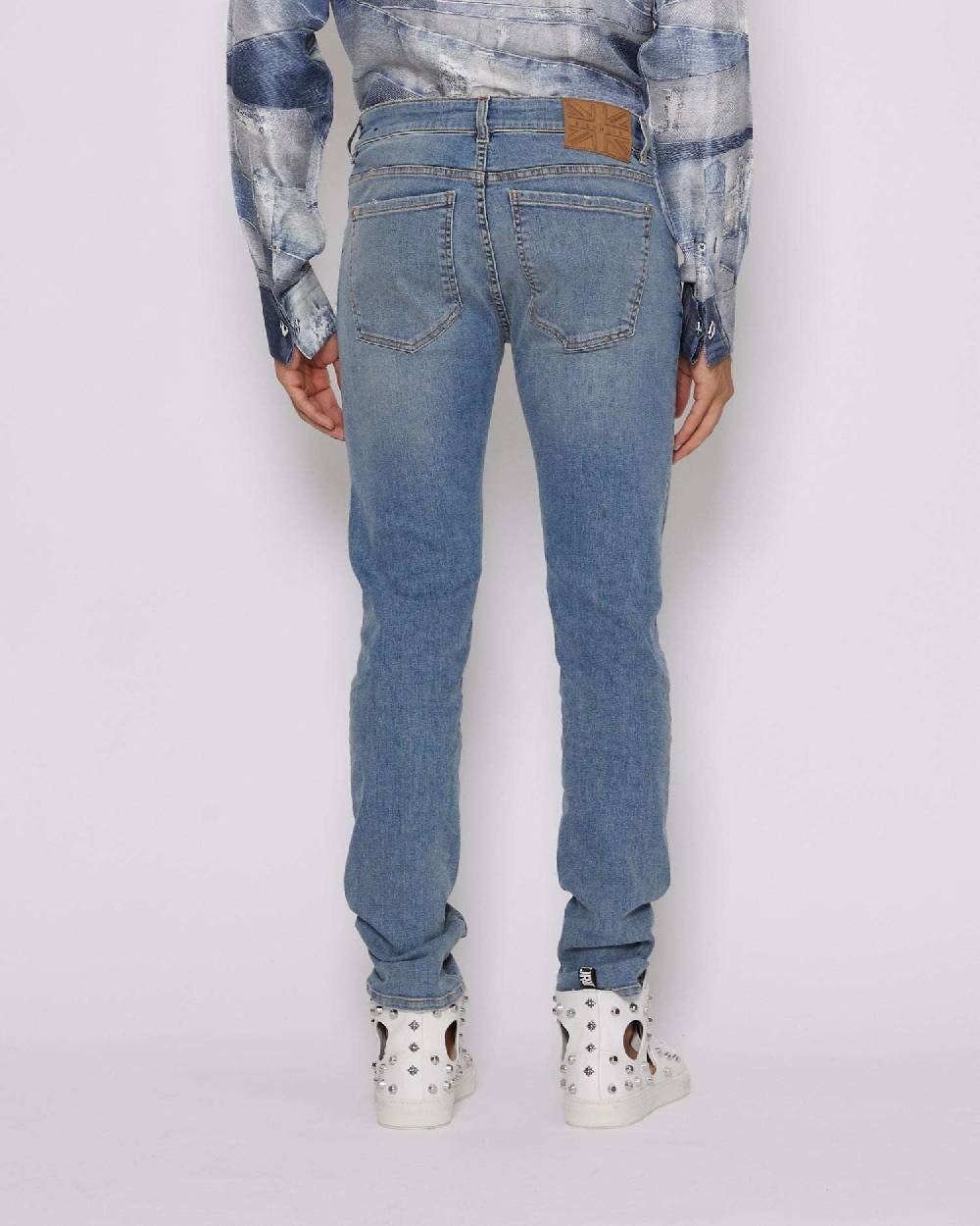 John Richmond Jeans slim con lavaggio effetto used Outlet
