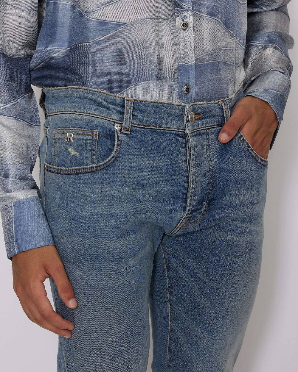 John Richmond Jeans slim con lavaggio effetto used Outlet