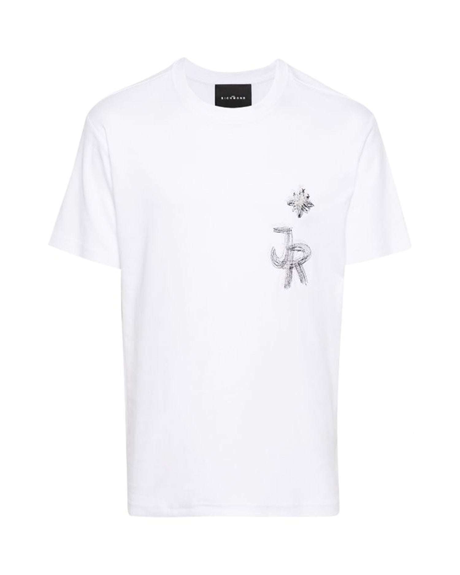 John Richmond T-shirt con logo JR sul davanti Saldi