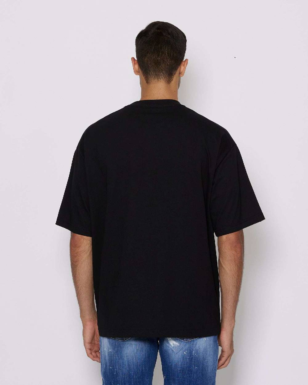 John Richmond T-shirt over con logo sul davanti Vendita Calda