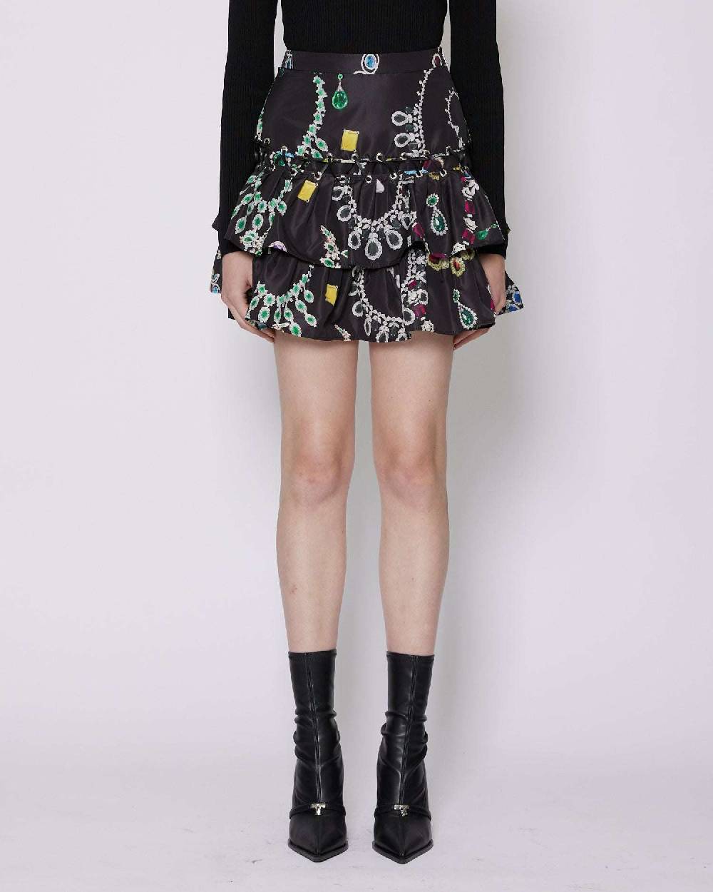 John Richmond Gonna con pattern Saldi Di Fabbrica