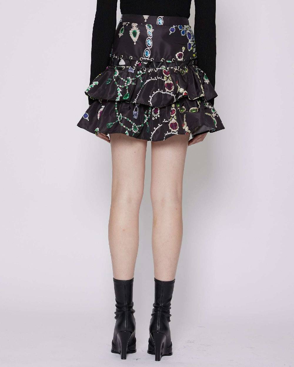 John Richmond Gonna con pattern Saldi Di Fabbrica