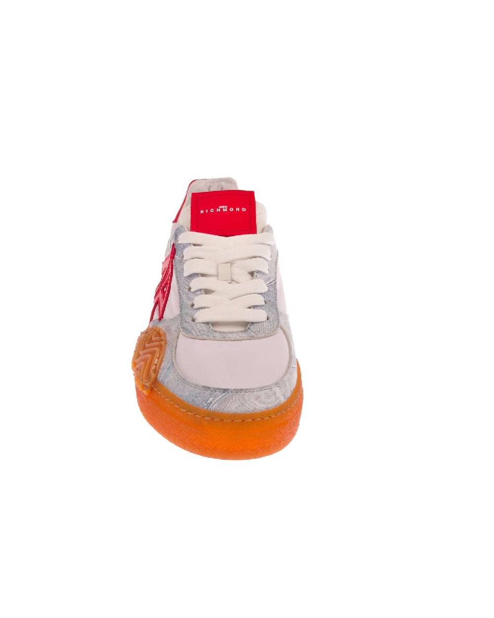 John Richmond Sneakers tricolor con logo laterale Nuovo