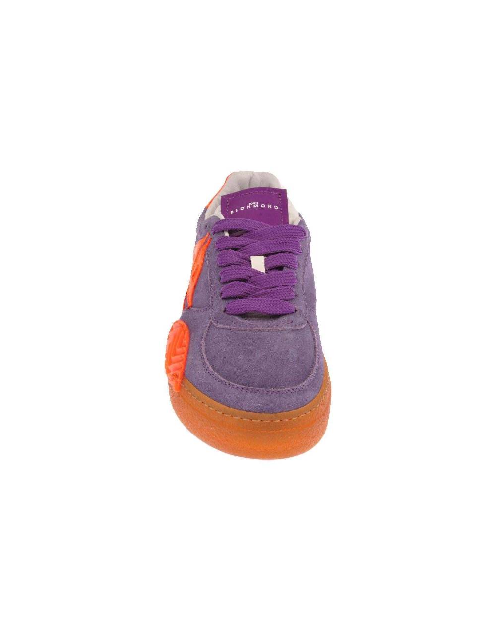 John Richmond Sneakers in pelle scamosciata con logo Qualità