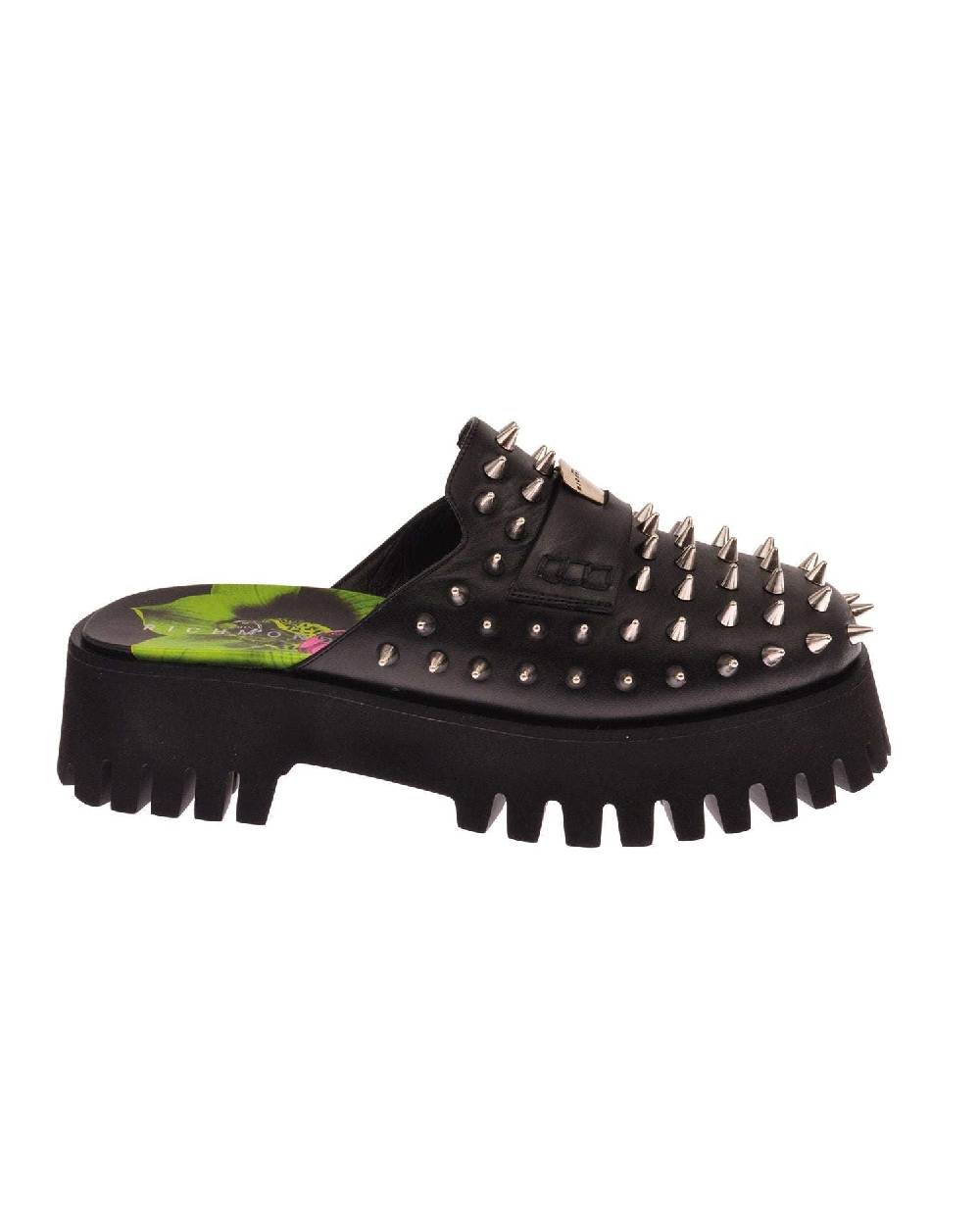John Richmond Scarpa aperta dietro con borchie Promozione Limitata