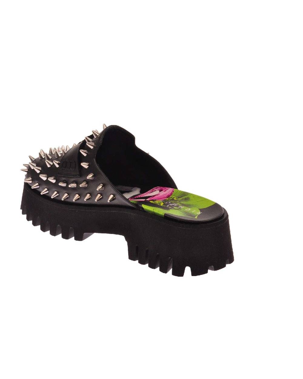 John Richmond Scarpa aperta dietro con borchie Promozione Limitata