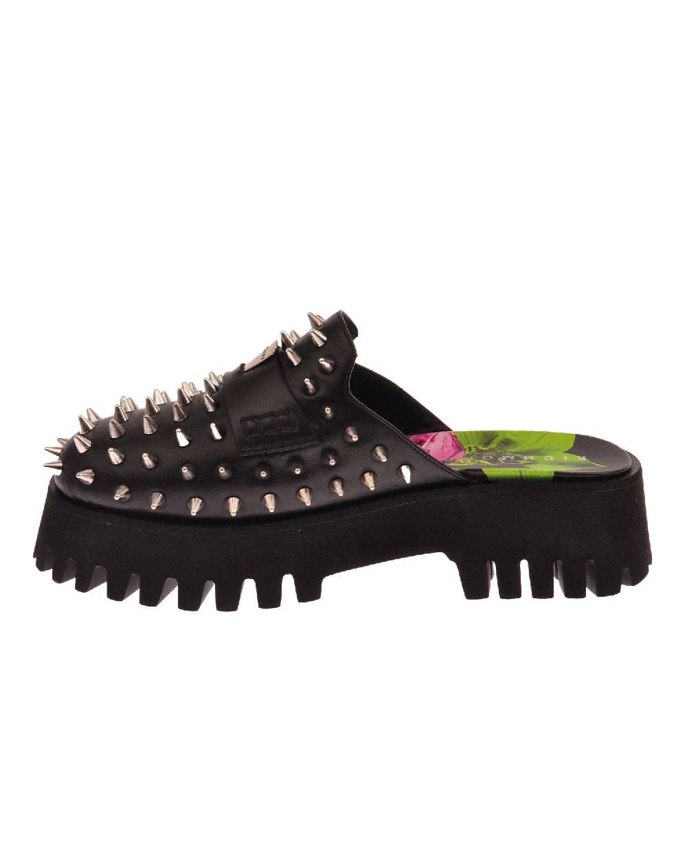 John Richmond Scarpa aperta dietro con borchie Promozione Limitata
