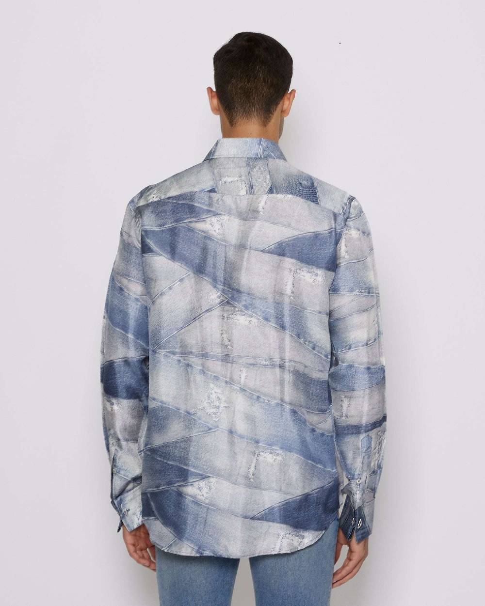 John Richmond Camicia con pattern tone sur tone Affare Del Giorno