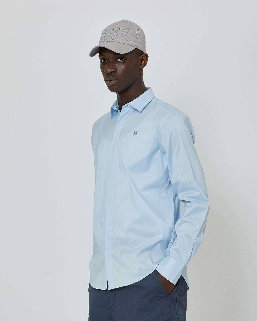 John Richmond Camicia con logo ricamato Sconto