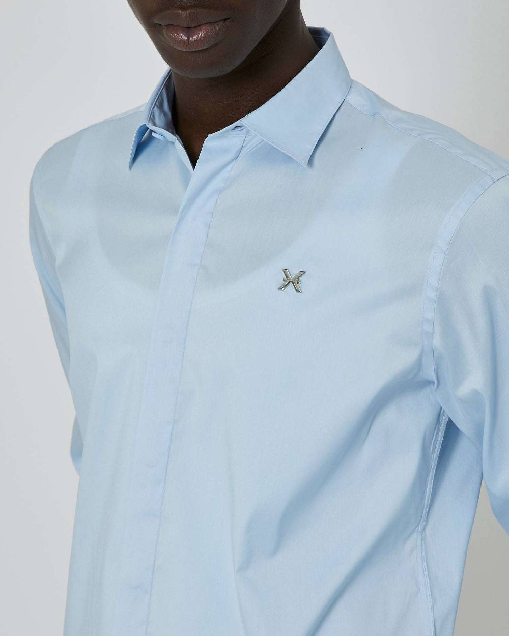 John Richmond Camicia con logo ricamato Sconto