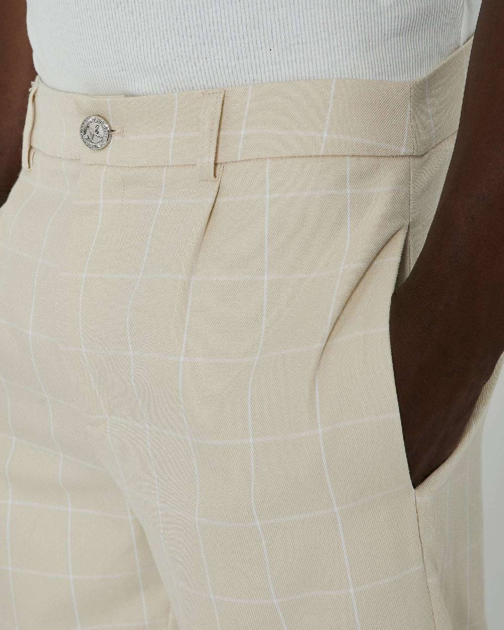 John Richmond Bermuda con pattern check Economico