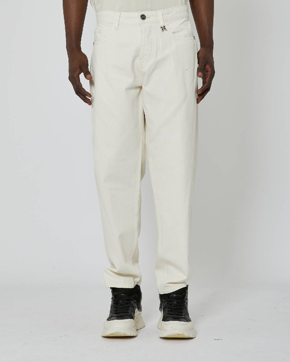 John Richmond Jeans regular con etichetta metallica logata Outlet