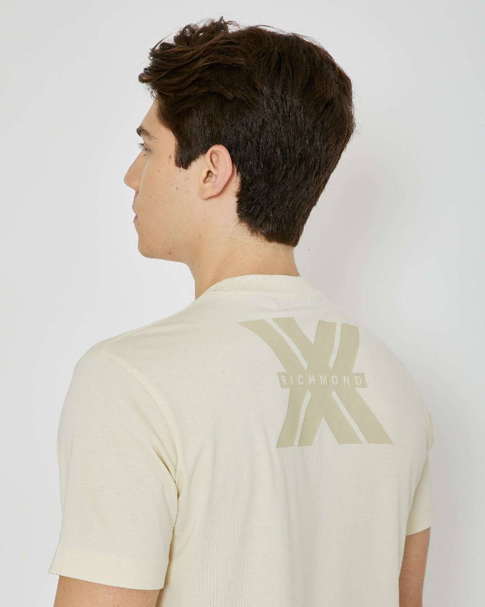 John Richmond T-shirt con logo applicato sul retro Negozio