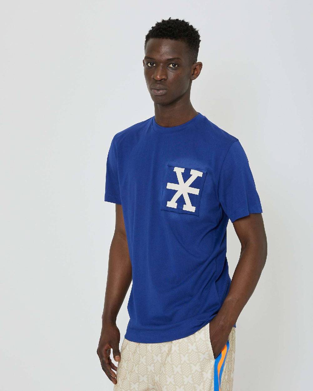 John Richmond T-shirt regular con logo applicato sul davanti Nuova