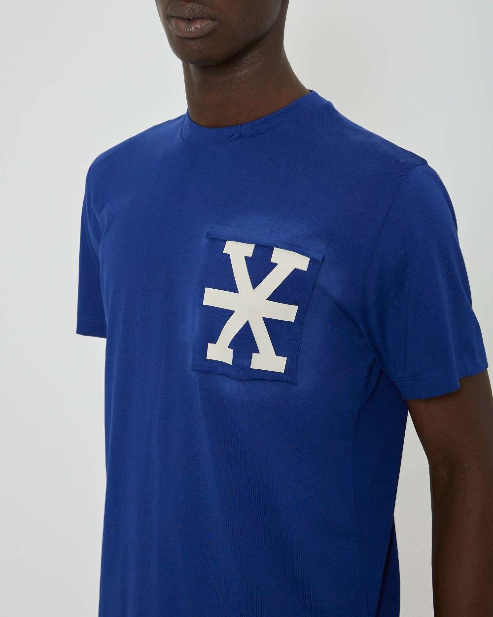 John Richmond T-shirt regular con logo applicato sul davanti Nuova