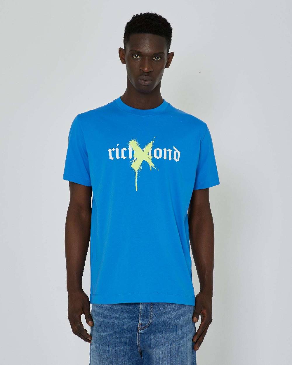 John Richmond T-shirt con grafica stampata sul davanti 2025