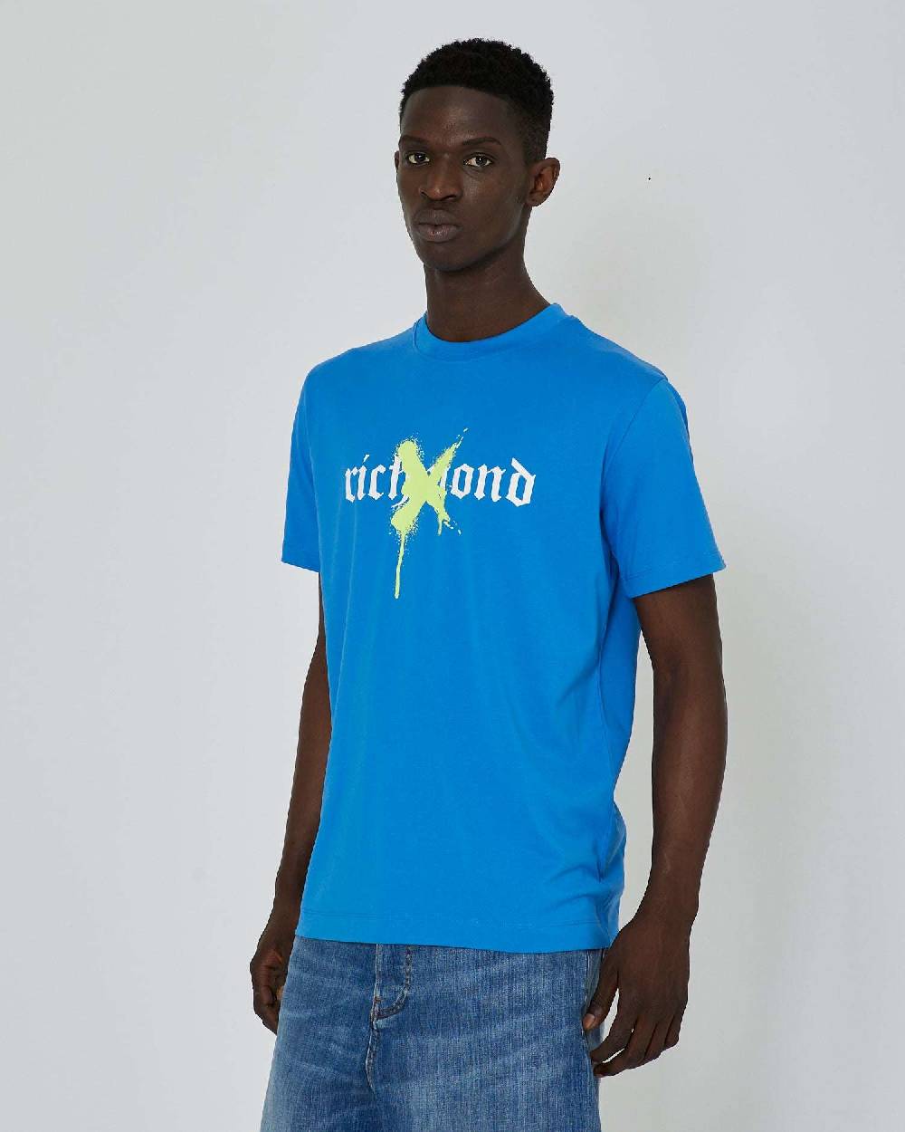 John Richmond T-shirt con grafica stampata sul davanti 2025