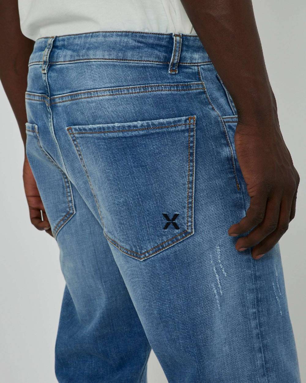 John Richmond Jeans slim con lavaggio bleaching Qualità