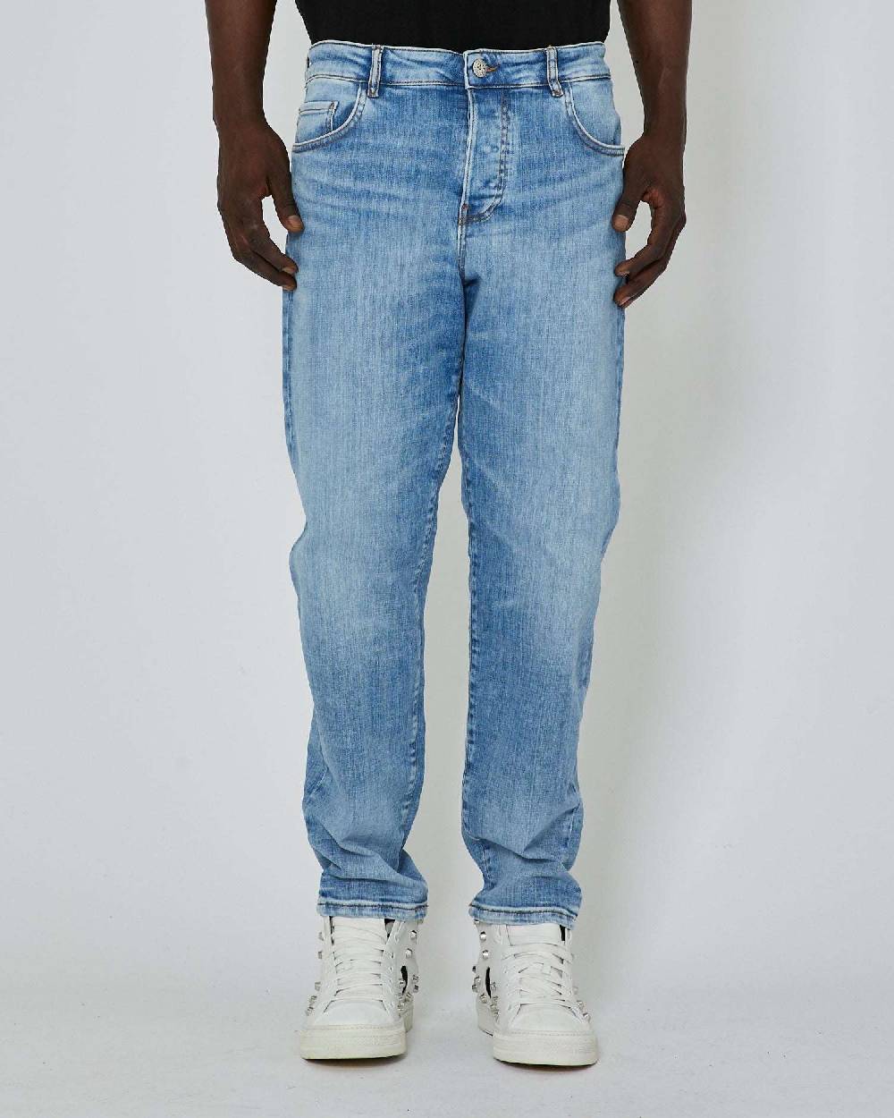 John Richmond Jeans slim lavaggio chiaro Pezzi Unici