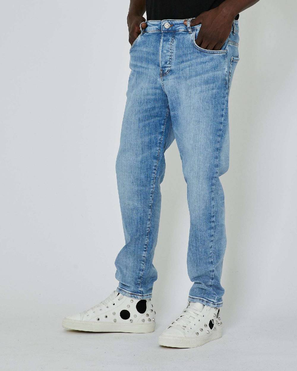 John Richmond Jeans slim lavaggio chiaro Pezzi Unici