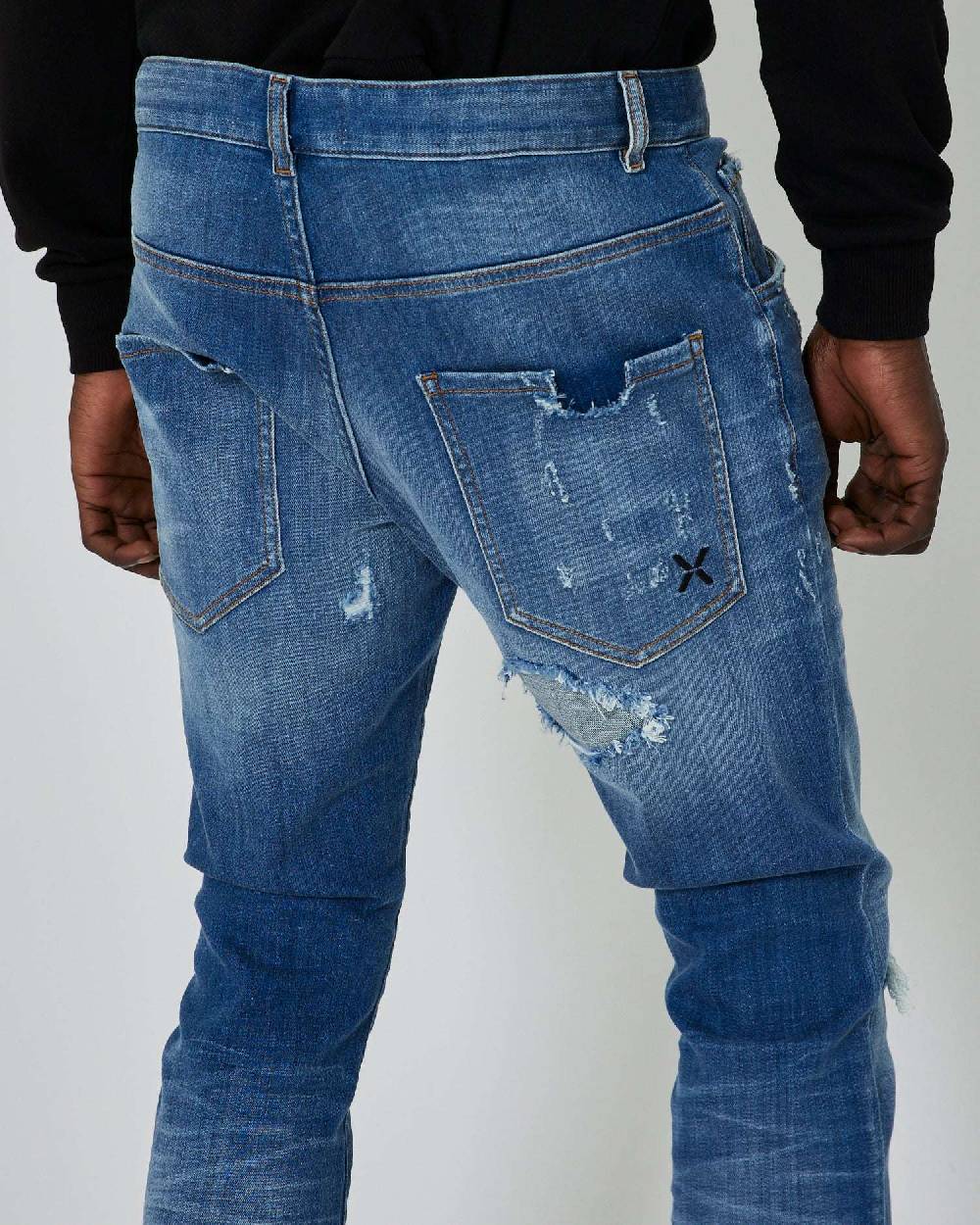 John Richmond Jeans slim con strappi sul davanti Qualità Garantita